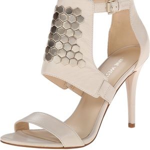 Nine West Dawnonme Leather Dress Sandal